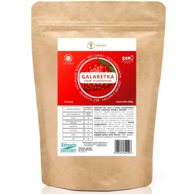 Sugar-free jelly strawberry flavored 350g - 50 portions